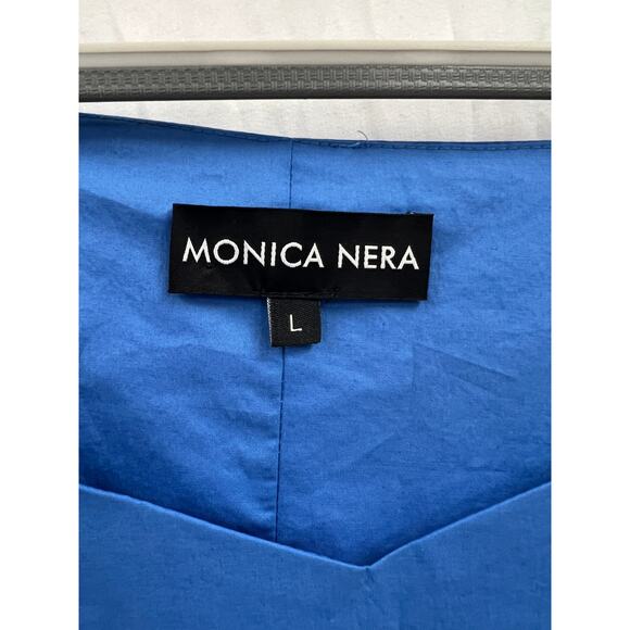 Monica Nera Aqua Blue Natasha Top size L - Picture 2 of 4